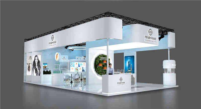 華為技術(shù)有限公司參展新加坡濱海灣金沙會展中心展覽設(shè)計展臺搭建2