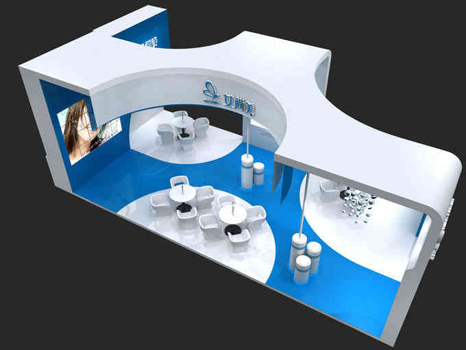 艾美尚特裝展臺(tái)美博會(huì)廣州廣交會(huì)展會(huì)設(shè)計(jì)搭建