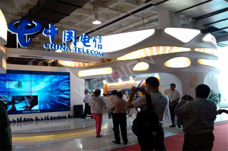 中國電信廣州展臺設(shè)計(jì)搭建