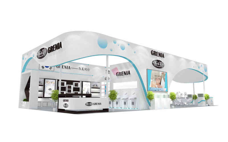 特裝展臺韓國EOS美博會廣州廣交會展臺設(shè)計搭建 特裝展臺韓國EOS美博會廣州廣交會展臺設(shè)計搭建