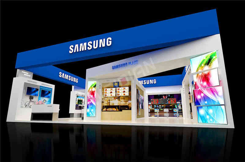 三星廣州展臺設(shè)計搭建 三星廣州展臺設(shè)計搭建