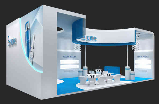 艾美尚特裝展臺(tái)美博會(huì)廣州廣交會(huì)展會(huì)設(shè)計(jì)搭建