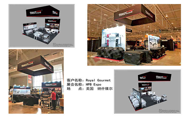 維點展覽設計公司助力多家企業美國展位設計搭建