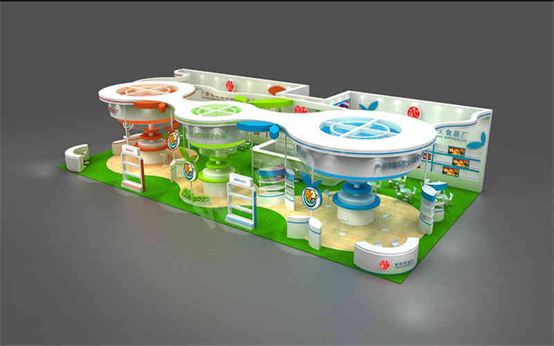 廣州展覽裝飾設計公司助力龍歸美味王廣州國際進口食品展覽會FOOD2CHINA廣州展臺設計搭建