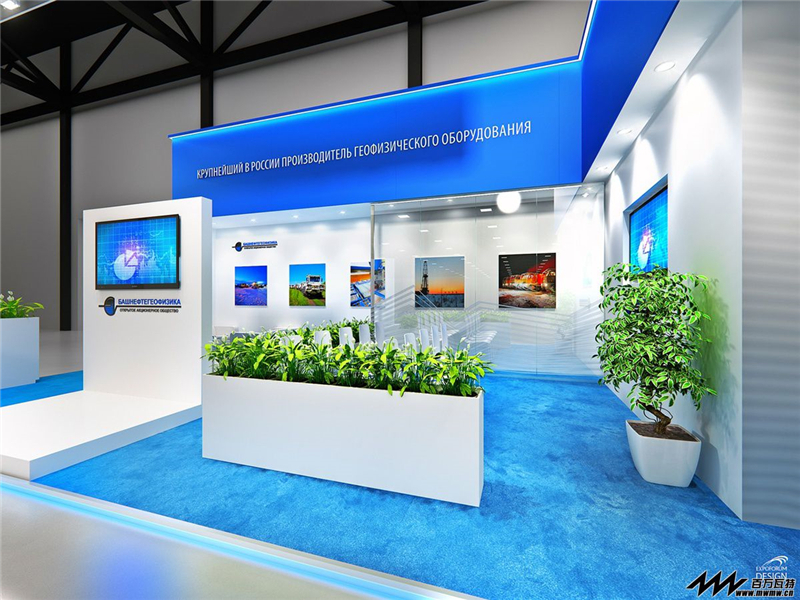 烽火科技參展廣州會展中心展覽設計展臺搭建4