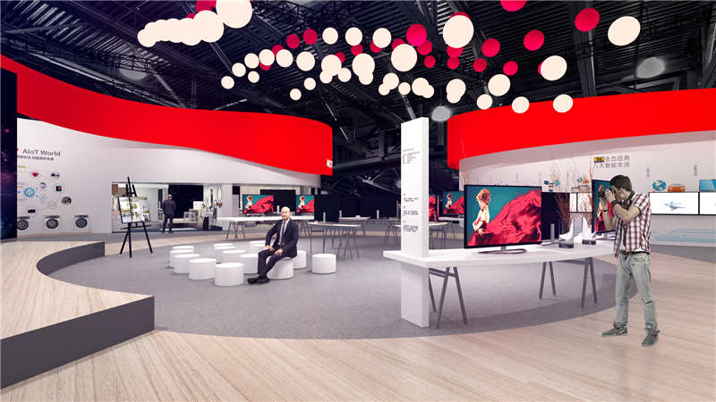 中國南車股份有限公司參展廣州國際會議中心展覽設計展臺搭建5